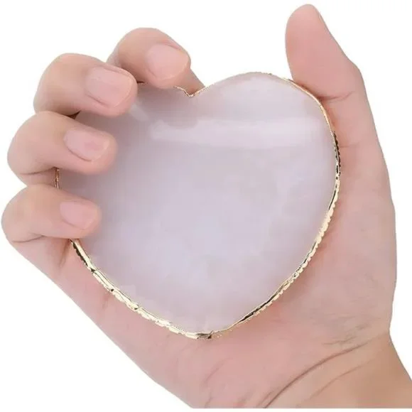 Resin Nail Art Palette 🌹Gold Edge nail and makeup Mixing Tools 🎀🌺 - Picture 8 of 8